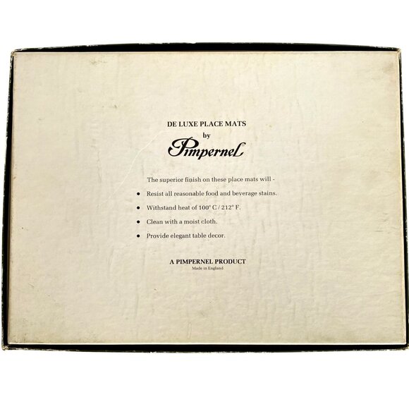 1970s Harrods Pimpernel English Villages Deluxe Place Mats Set Of 6 Vintage - Picture 3 of 16